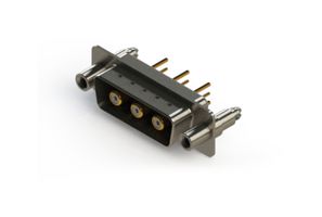EDAC 627-3W3-224-7NE Combination Layout D Sub Connector, 627C Series, DA-3W3, Plug, 3 Contacts, 3 Coax, Solder