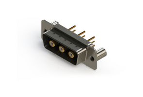 EDAC 627-3W3-224-7N3 Combination Layout D Sub Connector, 627C Series, DA-3W3, Plug, 3 Contacts, 3 Coax, Solder