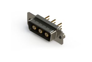 EDAC 627-3W3-224-7TA Combination Layout D Sub Connector, 627C Series, DA-3W3, Plug, 3 Contacts, 3 Coax, Solder