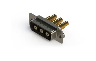 EDAC 627-3W3-622-7N2 Combination Layout D Sub Connector, 627C Series, DA-3W3, Plug, 3 Contacts, 3 Coax, Solder Cup