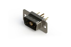 EDAC 627-5W1-624-5N1 Combination Layout D Sub Connector, 627C Series, DE-5W1, Plug, 5 Contacts, 4 Signal, 1 Power/Coax