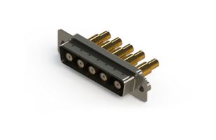 EDAC 627-5W5-222-5NA Combination Layout D Sub Connector, 627C Series, DB-5W5, Plug, 5 Contacts, 5 Coax, Solder Cup