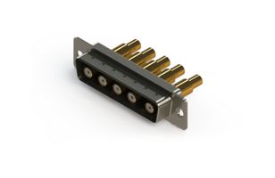 EDAC 627-5W5-222-7N1 Combination Layout D Sub Connector, 627C Series, DB-5W5, Plug, 5 Contacts, 5 Coax, Solder Cup