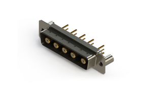 EDAC 627-5W5-224-5TB Combination Layout D Sub Connector, 627C Series, DB-5W5, Plug, 5 Contacts, 5 Coax, Solder