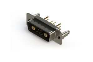 EDAC 627-7W2-224-5TD Combination Layout D Sub Connector, 627C Series, DA-7W2, Plug, 7 Contacts, 5 Signal, 2 Power/Coax