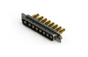 EDAC 627-8W8-622-5TA Combination Layout D Sub Connector, 627C Series, DC-8W8, Plug, 8 Contacts, 8 Coax, Solder Cup