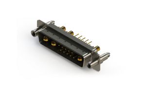 EDAC 627-13W3224-3T6 Combination Layout D Sub Connector, 627C Series, DB-13W3, Plug, 13 Contacts, 10 Signal, 3 Power