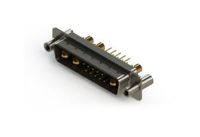 EDAC 627-13W3224-4N4 Combination Layout D Sub Connector, 627C Series, DB-13W3, Plug, 13 Contacts, 10 Signal, 3 Power