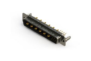 EDAC 627-13W6224-1N5 Combination Layout D Sub Connector, 627C Series, DC-13W6, Plug, 13 Contacts, 7 Signal, 6 Power