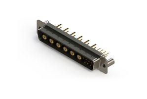 EDAC 627-13W6224-5TB Combination Layout D Sub Connector, 627C Series, DC-13W6, Plug, 13 Contacts