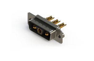 EDAC 627-3WK3222-2N2 Combination Layout D Sub Connector, 627C Series, DA-3W3K, Plug, 3 Contacts, 3 Power, Solder Cup
