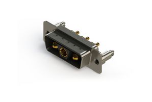 EDAC 627-3WK3624-1ND Combination Layout D Sub Connector, 627C Series, DA-3W3K, Plug, 3 Contacts, 3 Power, Solder