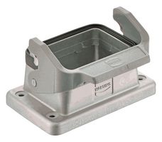 HARTING 09628060392 Heavy Duty Connector, Base, Bulkhead Mount, Aluminum Die-Cast, 1 Lever, 6B