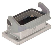 HARTING 09628100397 Heavy Duty Connector, w/ Frame, Base, Bulkhead Mount, Aluminum Die-Cast, 1 Lever, 10B