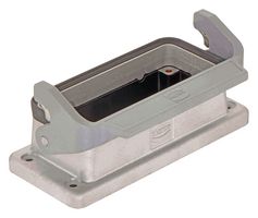 HARTING 09628160397 Heavy Duty Connector, w/ Frame, Base, Bulkhead Mount, Aluminum Die-Cast, 1 Lever, 16B