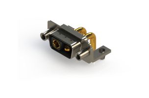 EDAC 629-2WK2240-3ND Combination Layout D Sub Connector, 629C Series, DE-2WK2, Plug, 2 Contacts, 2 Power, Solder