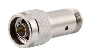 L-COM LCAT7094-07 RF Fixed Attenuator, N Male to N Female, 7 dB, DC to 18GHz, 2 W, 50 ohm, Stainless Steel