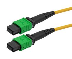 L-COM MPFF24SMBZ-1 Fiber Optic Cable, Singlemode, 24 Fibers, 9µm / 125µm, MPO Jack to MPO Jack, 3.3ft