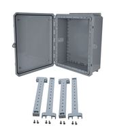 L-COM NBRPC201608 Plastic Enclosure, Multipurpose, Polycarbonate, 203.2 mm, 508 mm, 406.4 mm, IP68