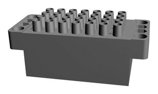 TE CONNECTIVITY - AMP 205690-2 Connector, AMP M Series, 28 Contacts, 6.35 mm, Receptacle, Screw, 4 Rows