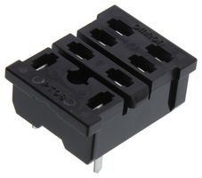 OMRON INDUSTRIAL AUTOMATION PT08-0 Relay Socket, Through Hole, PC Pin, 8 Pins, 15 A, 110 VAC, PT Series