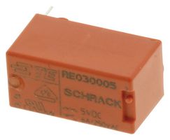 SCHRACK - TE CONNECTIVITY 2-1416010-3 Power Relay, Miniature, SPST-NO, 5 VDC, 6 A, RE Series, Through Hole, Non Latching