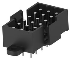 TE CONNECTIVITY - AMP 207444-9 Pin Header, Wire-to-Board, 5 mm, 6 Rows, 18 Contacts, Through Hole Straight, Metrimate Series