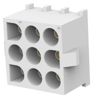 AMP - TE CONNECTIVITY 350828-4 Conector Rectangular de Potencia, 9 Contactos, Universal MATE-N-LOK Series, Through Hole