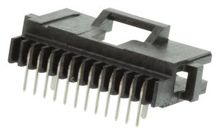 AMP - TE CONNECTIVITY 6-104074-1 Pin Header, Wire-to-Board, 1.27 mm, 1 Rows, 12 Contacts, Through Hole Right Angle, System 50