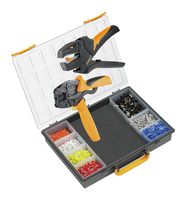 WEIDMULLER 9028650000 Connector Kit, Ferrule, Ferrules, STRIPAX Series Crimp Tool, Strip Tool With Plastic Box