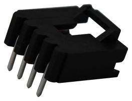 TE CONNECTIVITY - AMP 5-103635-3 Pin Header, R/A, Wire-to-Board, 2.54 mm, 1 Rows, 4 Contacts, Through Hole Right Angle, MTE