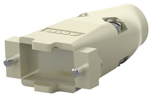 AMP - TE CONNECTIVITY 5745171-2 D Sub Backshell, Size 20, AMPLIMITE HDP-20 Series D-Sub Connectors, DE, 180°, Zinc Alloy Body