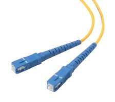 L-COM SFOBISC-10 Fiber Optic Cable, Singlemode, OS2, 1 Fibers, 9µm / 125µm, SC Simplex to SC Simplex, 32.8 ft