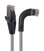 L-COM TRD815RA7GRY-2 Ethernet Cable, Cat5e, 90° RJ45 Plug to RJ45 Plug, UTP (Unshielded Twisted Pair), Gray, 609.6 mm