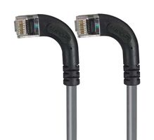 L-COM TRD815RA9GRY-15 Ethernet Cable, Cat5e, 90° RJ45 Plug to 90° RJ45 Plug, UTP (Unshielded Twisted Pair), Gray, 4.6 m