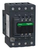 SCHNEIDER ELECTRIC LC1DT80AU7 Contactor, LC1D, DIN Rail, Panel, 690 VAC, 4PST-NO, 4 Pole