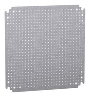 SCHNEIDER ELECTRIC NSYMF44 Plate, Microperforated, Mounting, Galvanized Steel, Natural