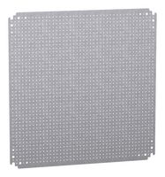 SCHNEIDER ELECTRIC NSYMF66 Placa, Microperforado, Montaje, Acero Galvanizado, Natural