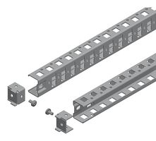 SCHNEIDER ELECTRIC NSYSUCR4080 DIN Mounting Rail, Mounting Rail, Schneider Spacial SF, SM, SFX and SMX Series Enclosures, 800 mm
