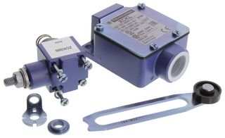 TELEMECANIQUE SENSORS XCKL10041H7 Limit Switch, Roller Lever, SPDT, 60 A, 120 V, 0.1003 N-m, OsiSense XC Series