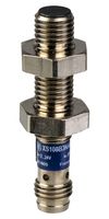 TELEMECANIQUE SENSORS XS508B1PBM8 Inductive Proximity Sensor, Cylindrical, OsiSense XS, M8, 2.5 mm, PNP, 12 to 24V, Connector