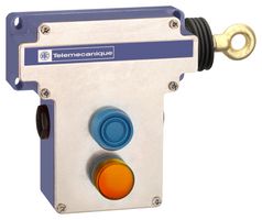 TELEMECANIQUE SENSORS XY2CE1E296TK Grabwire Switch, LH Side Cable Anchor, 70 m, DPST-NO, DPST-NC, 240 V, 3 A, 250 V, 270 mA