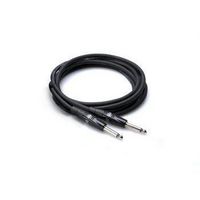 HOSA HGTR-015 Cable de Audio / Video, 1/4" Monofónico Macho, 1/4" Monofónico Macho, 15 ft, 4.57 m, Negro