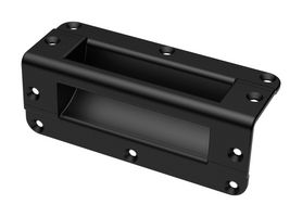 PENN ELCOM H1025 Corner Handle, Aluminum Die-Cast Bar, Plastic Dish, Cabinet