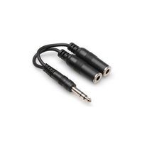 HOSA YPP-118 Audio / Video Cable Assembly, 1/4" Stereo Phone Plug, 1/4" Stereo Phone Jack x 2, 6 ", 152.4 mm