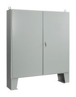 NVENT HOFFMAN A604816LPG Metal Enclosure, Two Door, Electrical / Industrial, Steel, 1.53 m, 1.2 mm, 408 mm, IP55