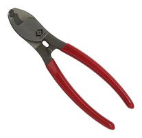 CK TOOLS T3963 160 Cable Cutter, Shear, 9 mm Capacity, 160 mm Length, Aluminum, Copper & Plastic Sheathed Cables