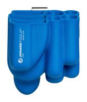 JONARD TOOLS H-85 Tool Pouch, Molded, 7 Pockets, 3.3" x 5.3" x 4.2", Polyvinylchloride