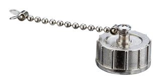 AMPHENOL LTW CAP-WACMSPB2 Dust Cap / Cover, Dust Cap with Chain, Amphenol LTW Circular Plug Connectors, Metal Body