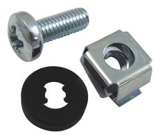 TR FASTENINGS TRFAKIT0003 Kit de Fijación, Panel. M6, Tuerca de Jaula, Tornillo & Arandela, 30 Piezas